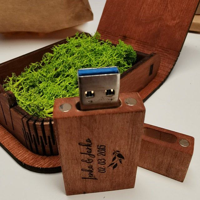 Customer photo review of Personalized USB Box with Wooden Flash Drive (option) for Wedding Photographers