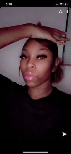 Customer photo review of [US Warehouse] 3-Tone Honey Contact Lenses