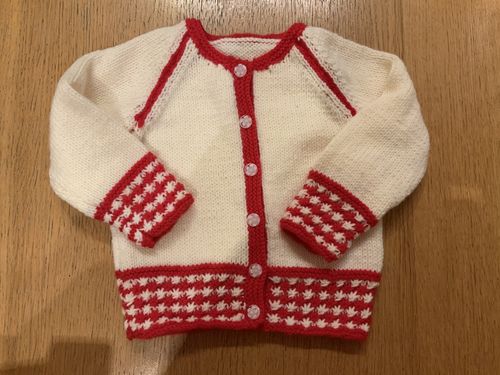 Customer photo review of Baby Mystery Knitting Box