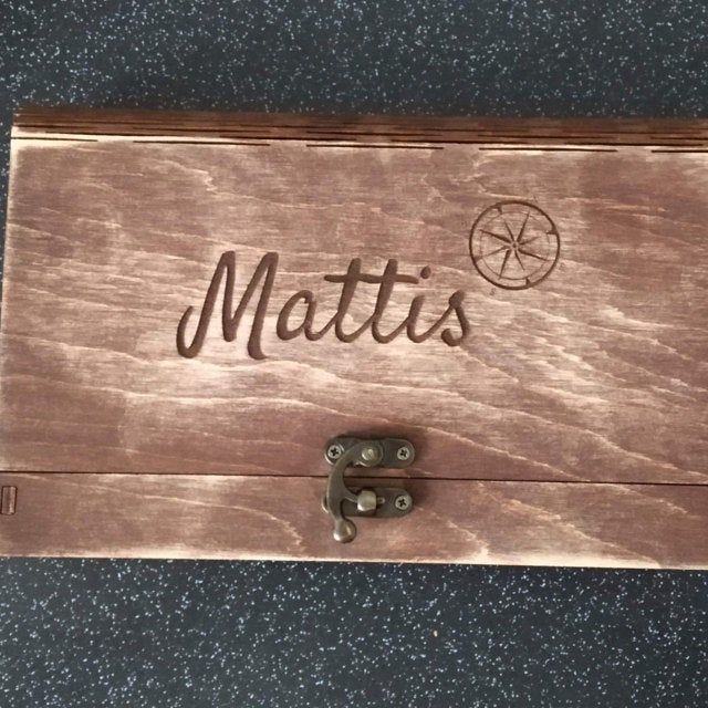 Customer photo review of Wedding Photo Box Wooden Memory Print Box