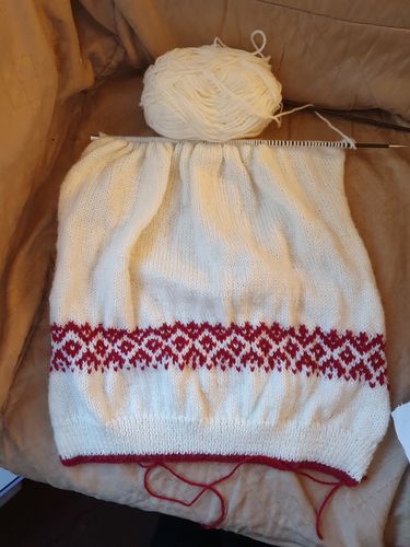 Customer photo review of Ladies Mystery Knitting Box