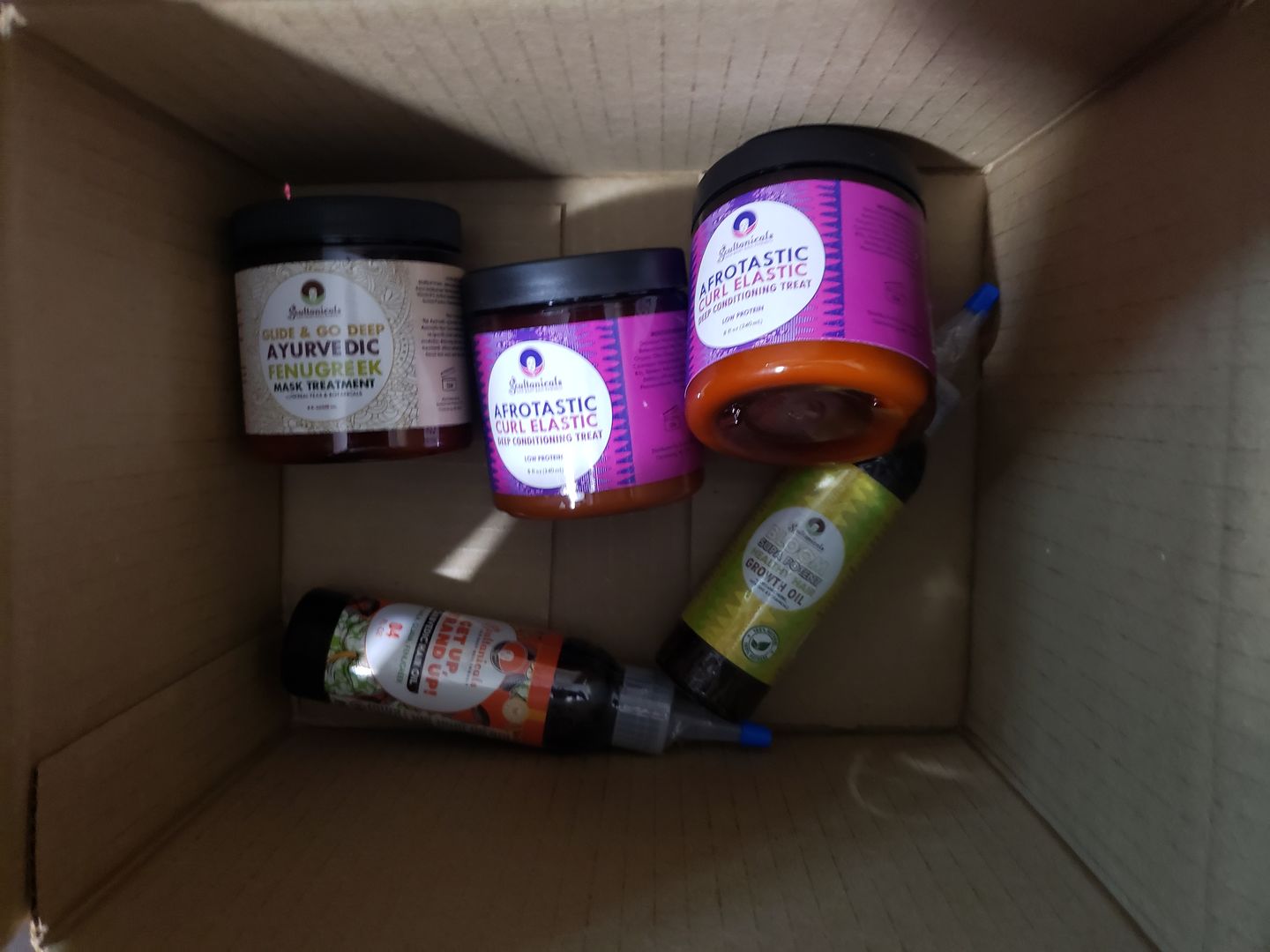 Customer photo review of Get Up, Strand Up! Caribvedic Hair Oil
