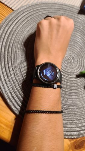 Customer photo review of 4mm Stainless Steel Thin Franco Link Engravable Bracelet