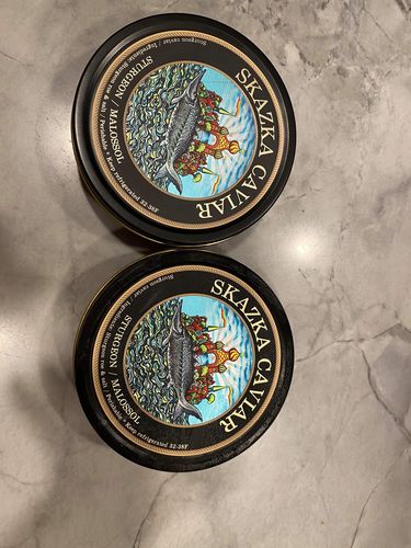 Customer photo review of "Russian Czar" Beluga Sturgeon Caviar