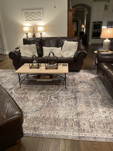 Customer photo review of Distressed Vintage Kendra Ash Area Rug