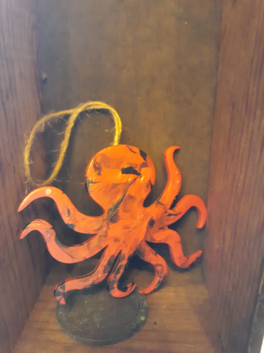 Customer photo review of Unfinished Wooden Octopus Shape - Ocean - Craft - up to 24" DIY