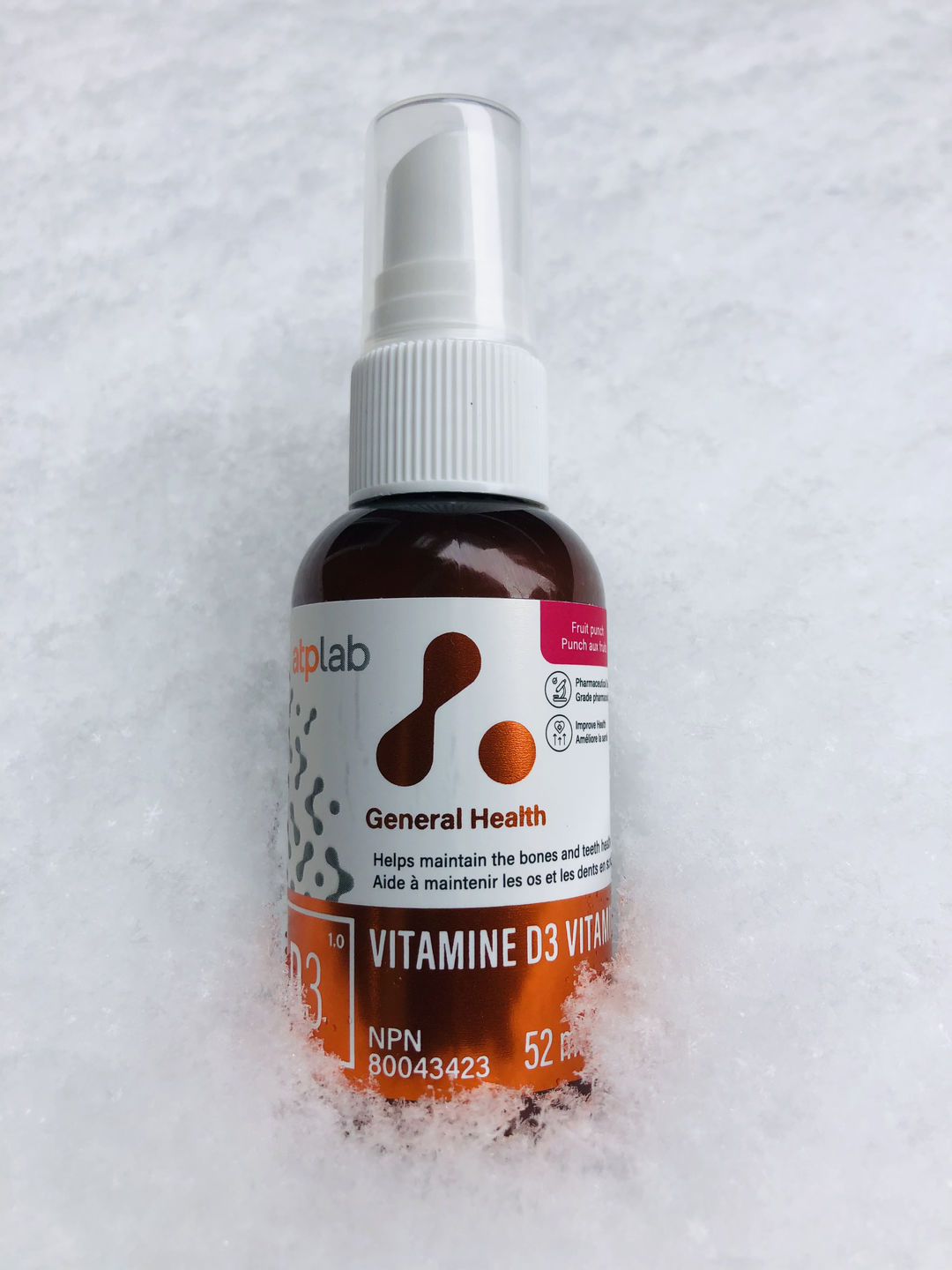 Customer photo review of Atp Labs - Vitamine D3 (vaporisateur) Fruit punch 52ml
