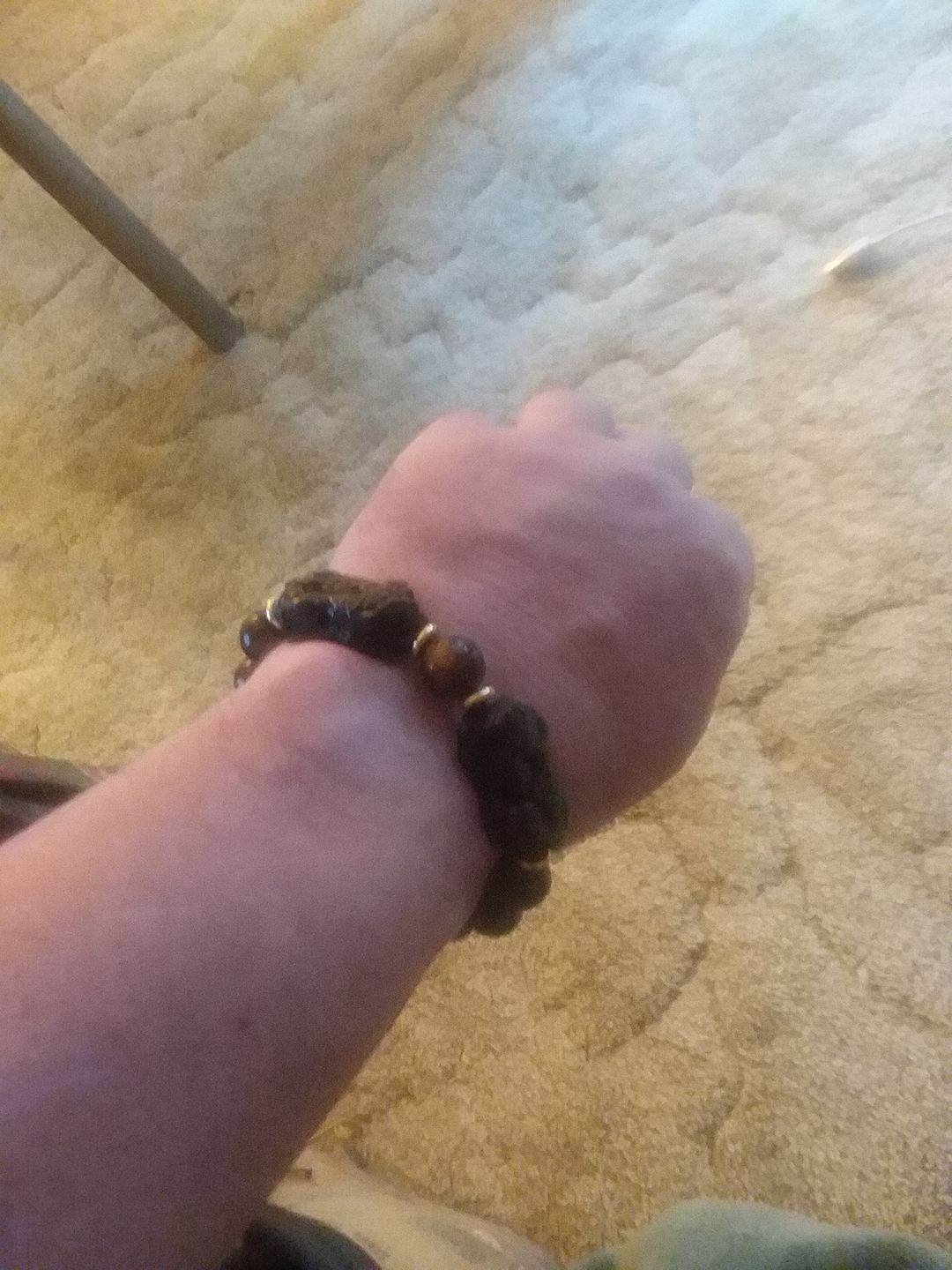 Customer photo review of Natural Gold Obsidian Double Pi Yao Wealth Bracelet