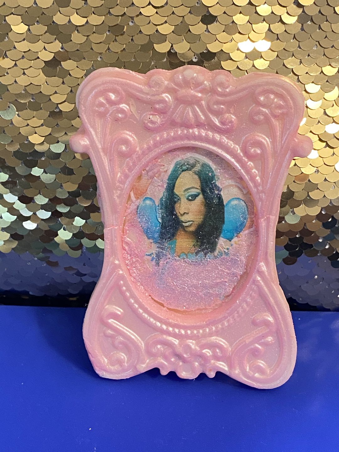 Customer photo review of Large Picture Frame Chocolate Mold