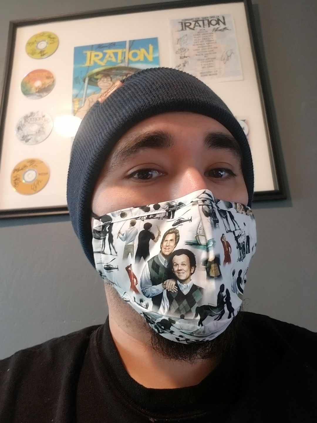 Customer photo review of Classic Blend RSVLTS Navy Beanie