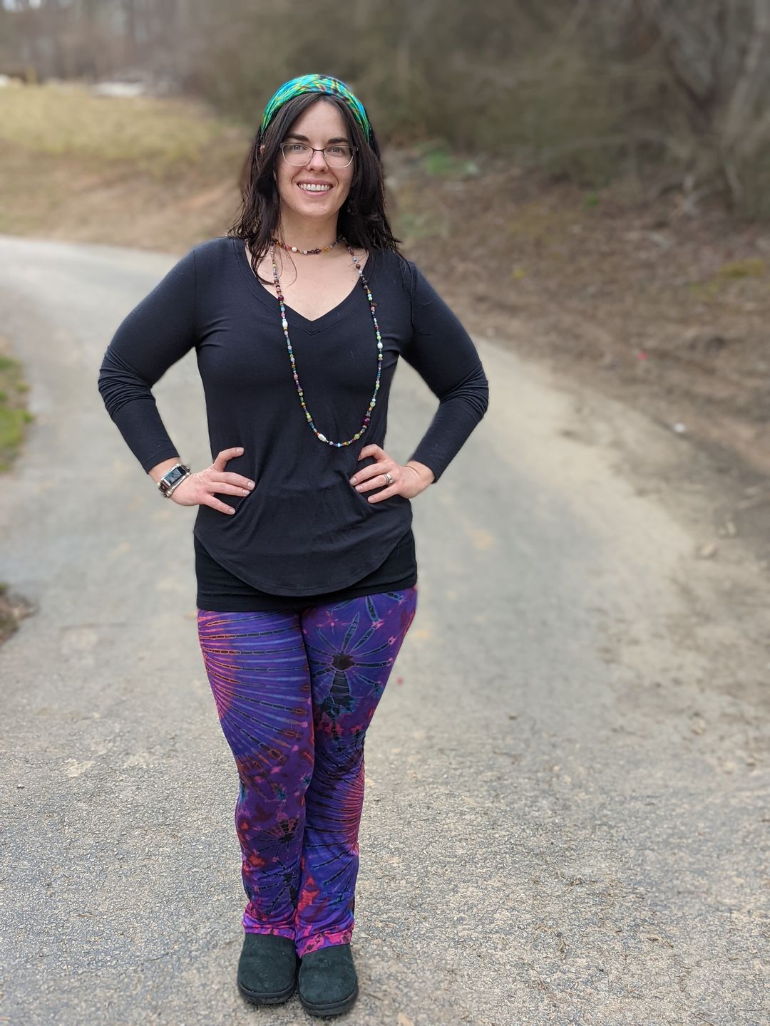 Customer photo review of Lolita Tie Dye Headband
