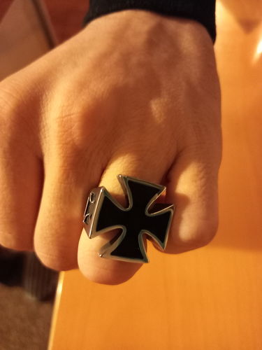 Customer photo review of IRON CROSS RING