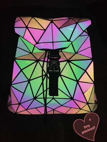 Customer photo review of Holumex Prisma Backpack - Luminous Backpack