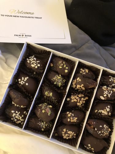 Customer photo review of One Bite Palm Bites | Variety Pack