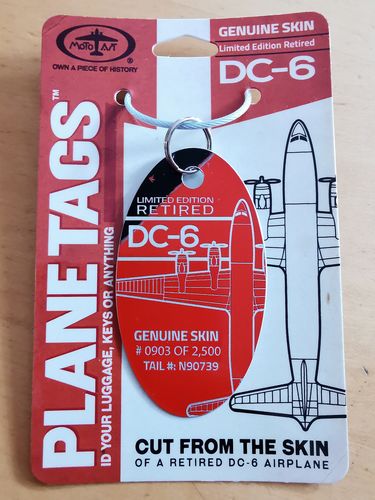 Customer photo review of DC-6 - PlaneTag Tail# N90739 - Monkees DC6 Summer of Love Tour Plane