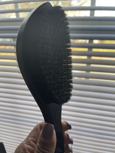 Customer photo review of Peculiar Roots Lint- Free Loc Brush (Soft Bristle)