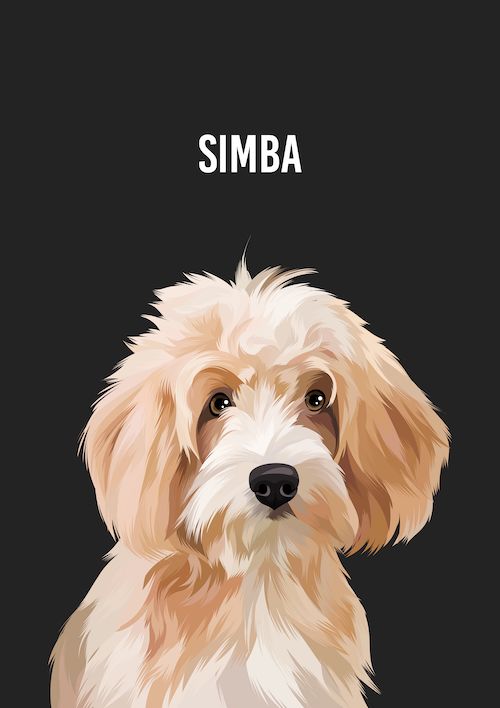 Customer photo review of Custom Pet Portrait (Digital Copy)