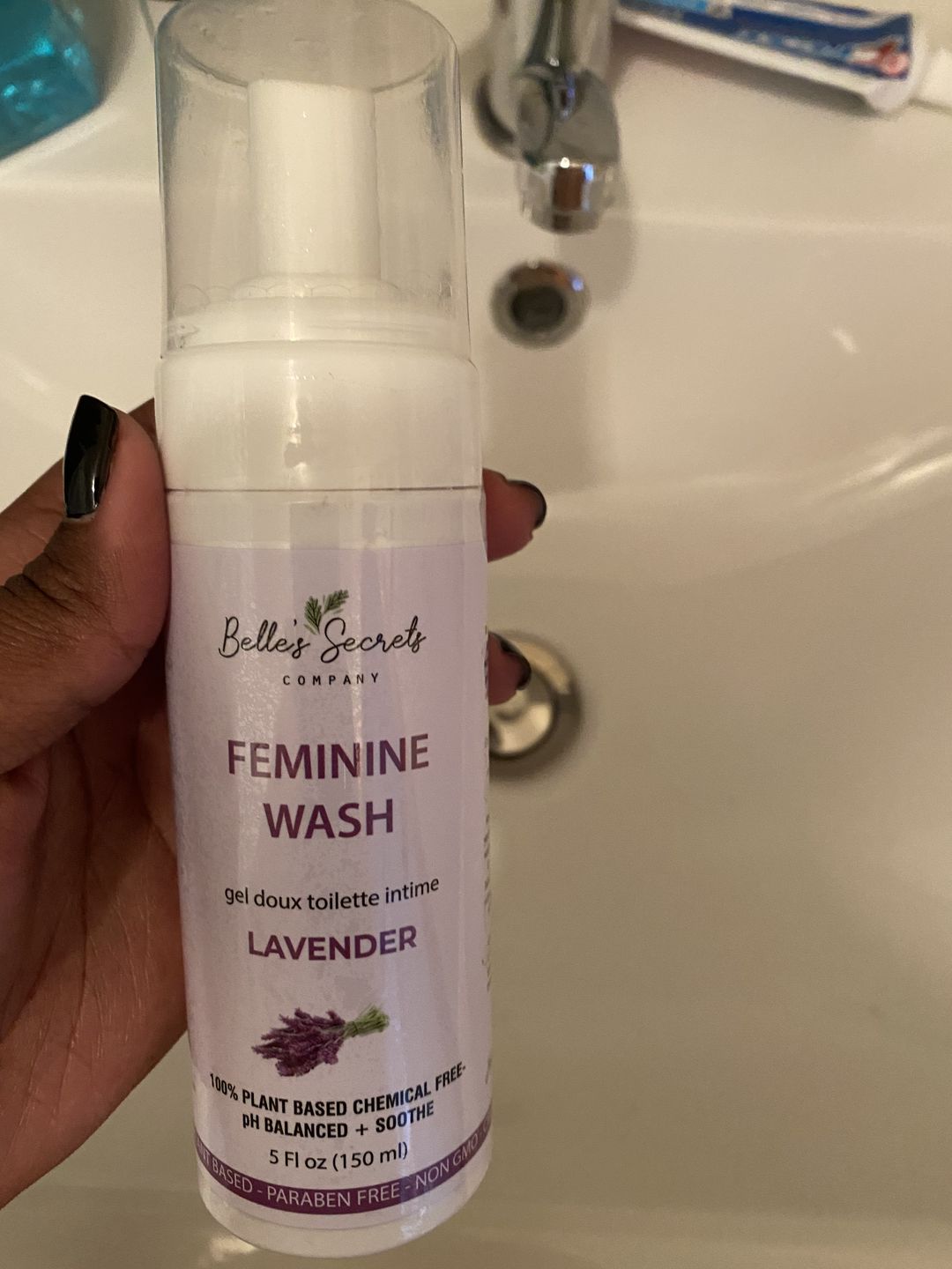 Customer photo review of Calming Lavender Wash