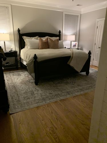 Customer photo review of Distressed Vintage Cezanne Blush Area Rug