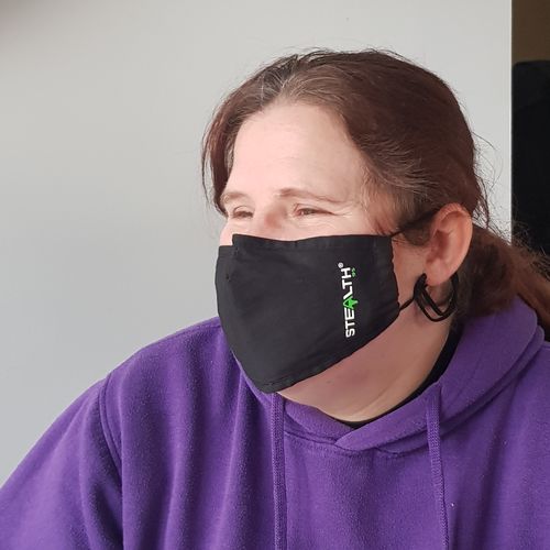 Customer photo review of Stealth 95 Face Mask