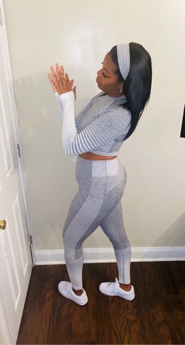 Customer photo review of Heather Seamless