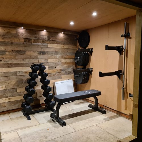 Customer photo review of Gym Flooring Tiles  Endurance PUZZLE FLOOR MAT