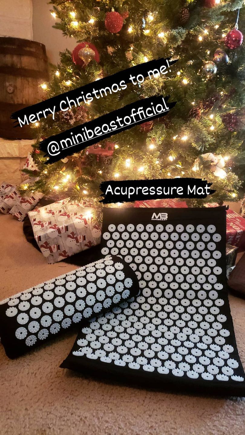 Customer photo review of MINIBEAST ACUPRESSURE MAT