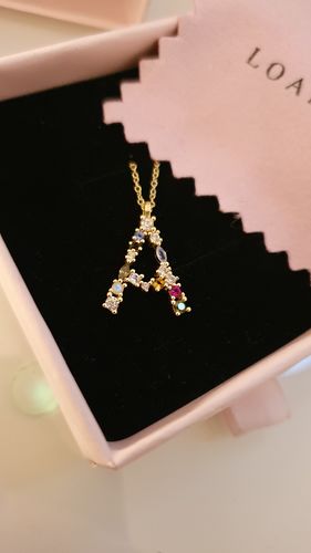 Customer photo review of LOANYA Buchstaben Kette