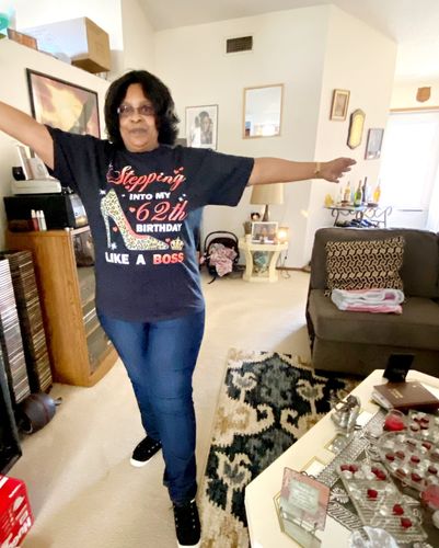 Customer photo review of Stepping Into My 62th Birthday