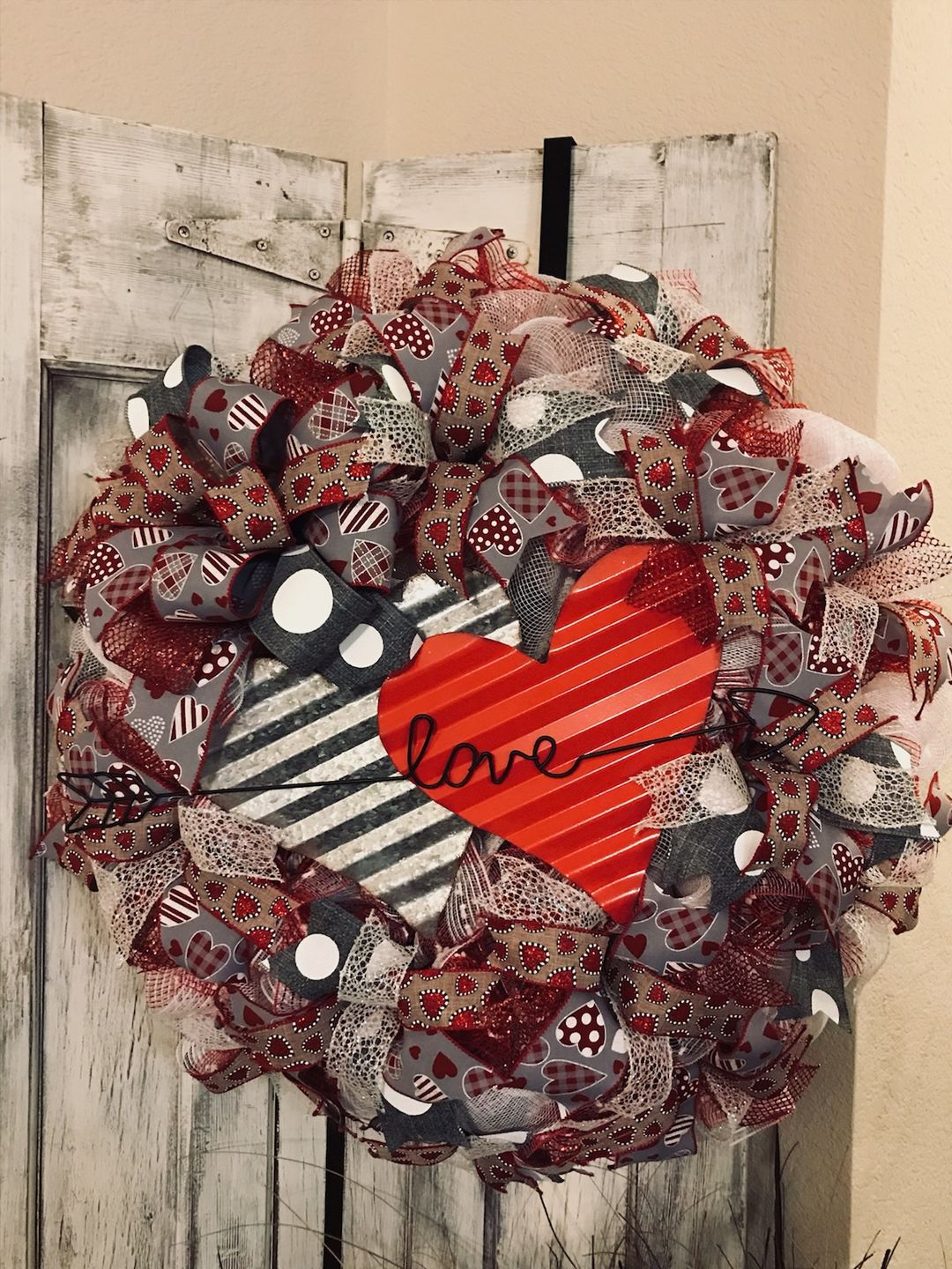 Customer photo review of 15"Wire,25"Oad-Pencil Work Wreath X18 Ties, Pink XX750422