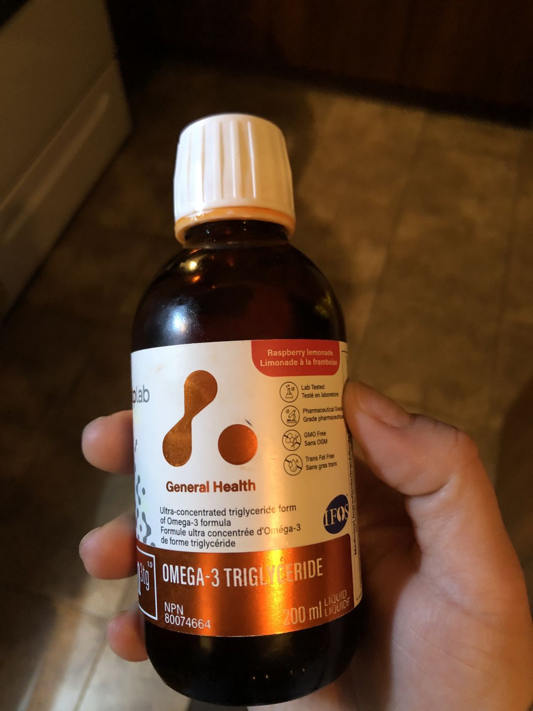 Customer photo review of Atp Labs - Oméga-3 Triglycéride 200mL
