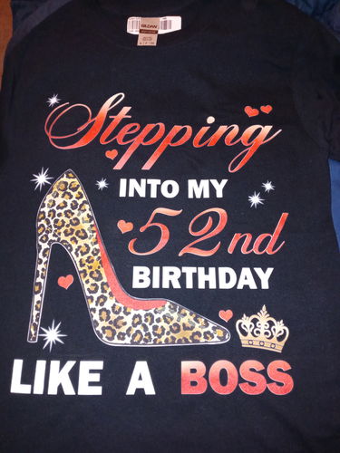 Customer photo review of Stepping Into My 52nd Birthday Like A Boss