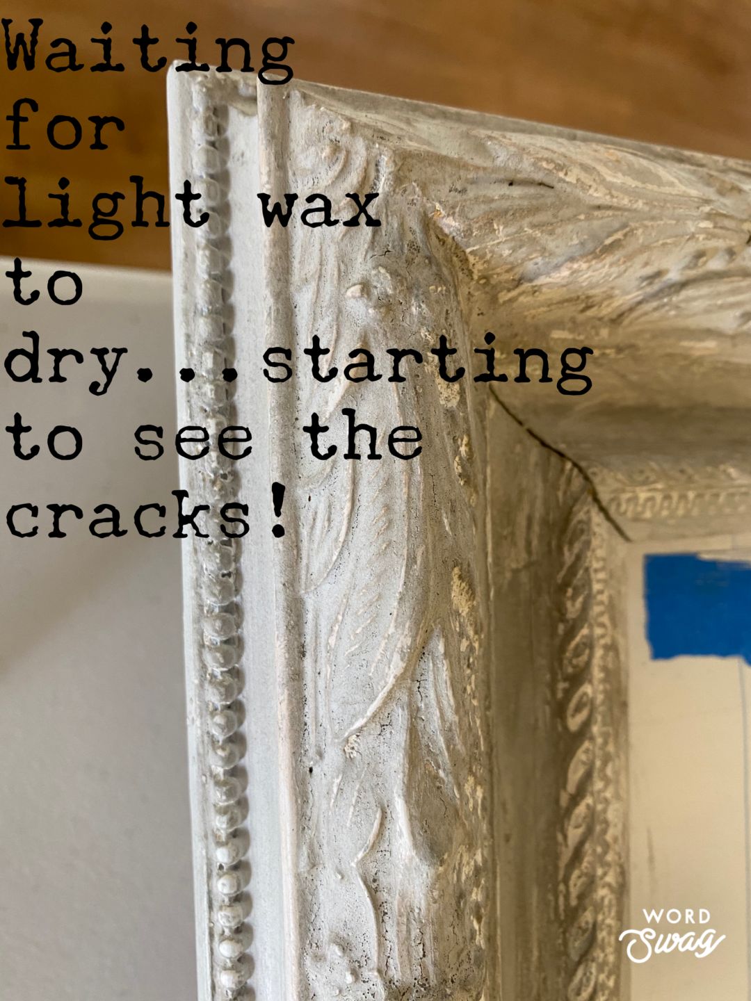 Customer photo review of Cracked Gesso