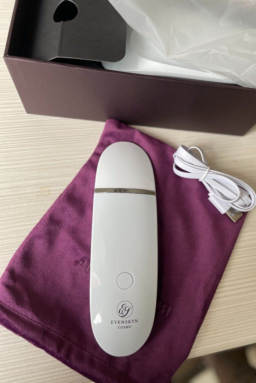 Customer photo review of EvenSkyn® Cosmo: Ultrasonic Facial Cleanser & Scrubber