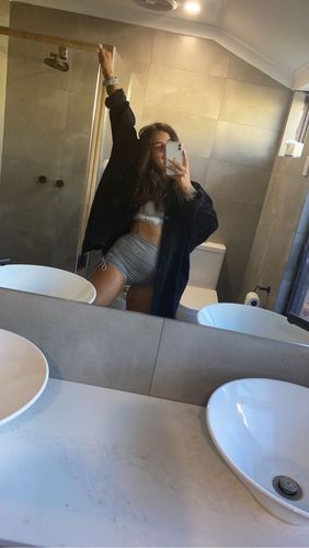 Customer photo review of Oversized Corduroy Jacket
