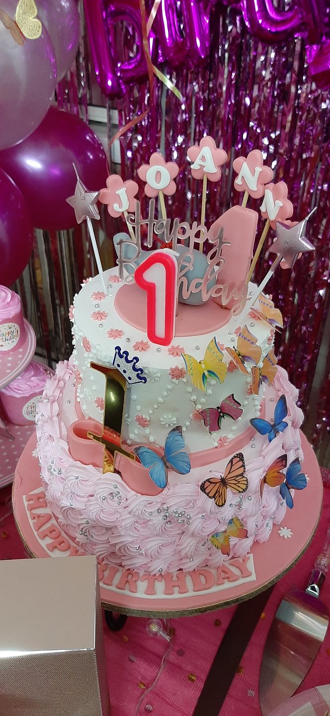 Customer photo review of Floral theme with baby elephant
