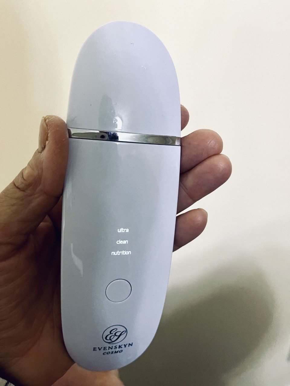 Customer photo review of EvenSkyn® Cosmo: Ultrasonic Facial Cleanser & Scrubber