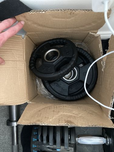 Customer photo review of Bauer Olympic Rubber 2.5kg to 25kg Premium Plate