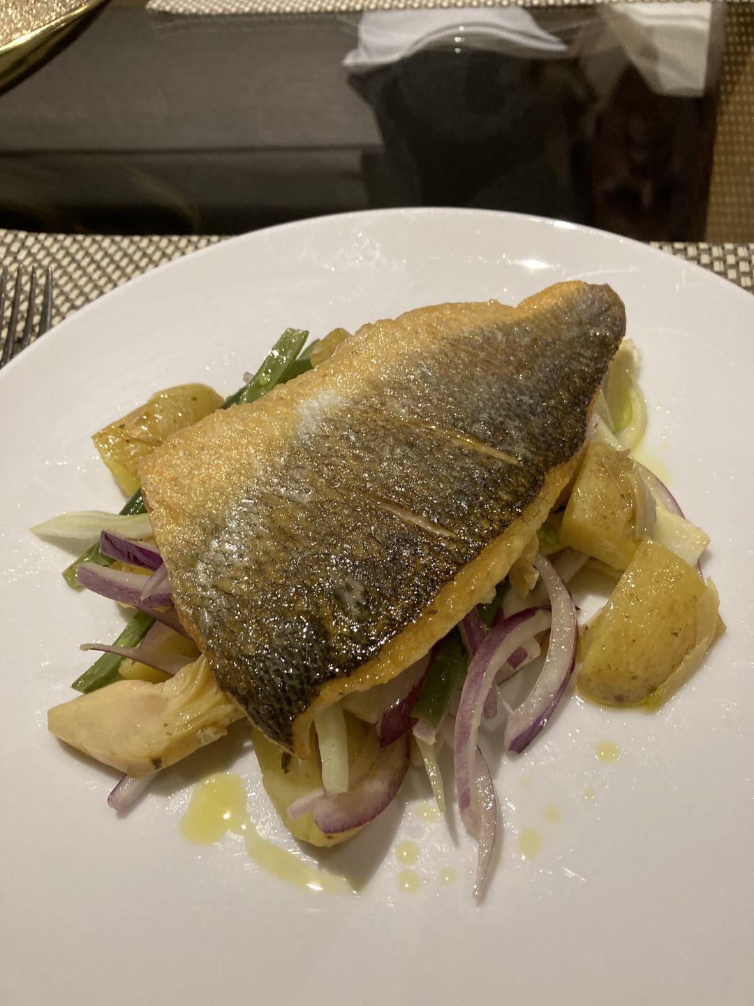 Customer photo review of Sea Bass fillet