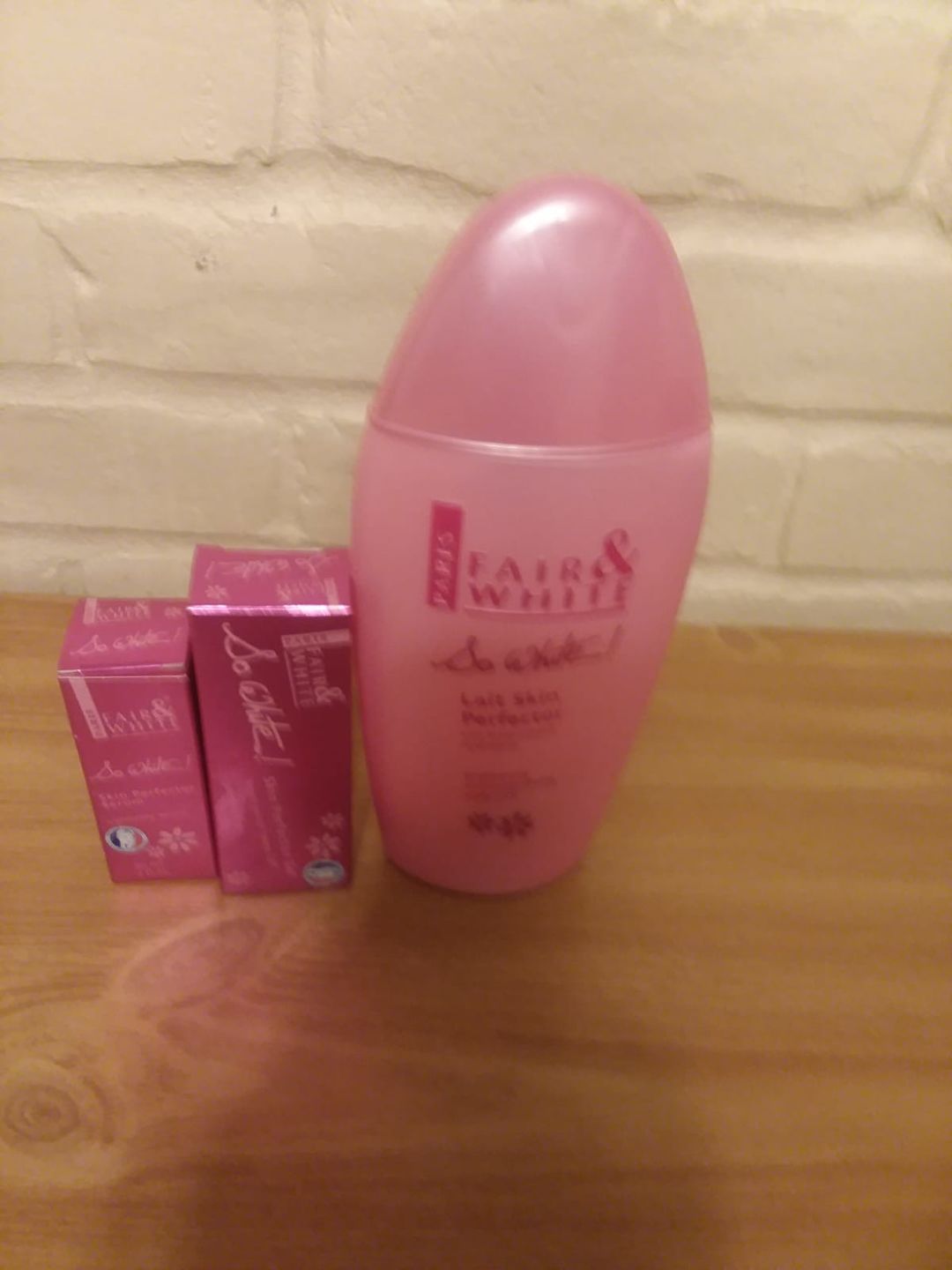 Customer photo review of Fair & White So White Skin Perfector Body Lotion- 500ml / 17.6 oz