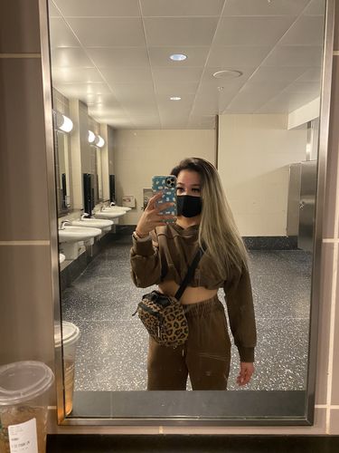 Customer photo review of Adjustable Cropped Jumper