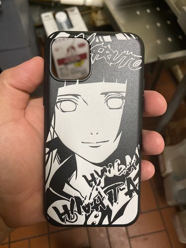 Customer photo review of Naruto Characters Sketch Silica Gel Phone Case