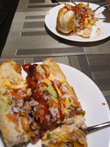 Reseña con foto de un cliente sobre Salchichas de Res para Asar