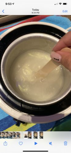 Customer photo review of At-Home Signature Series Hair Removal Wax