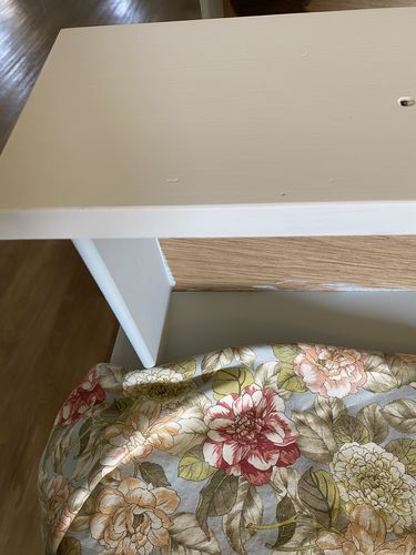 Customer photo review of Bergere Blue - One Step Paint