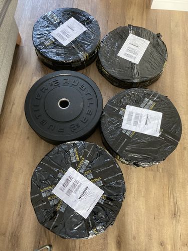 Customer photo review of Hi Temp Olympic Bumper Plate DEAL Up to 70 % off