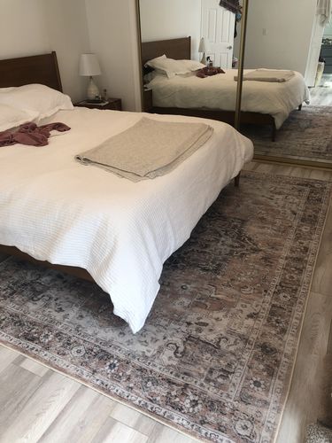 Customer photo review of Distressed Vintage Cezanne Blush Area Rug