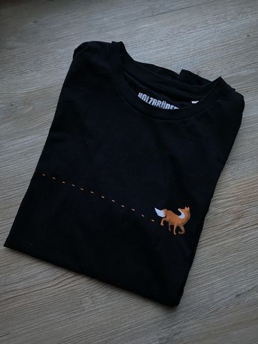 Customer photo review of Fuchs Spur - Bio Herren Shirt Siebdruck (PREMIUM)
