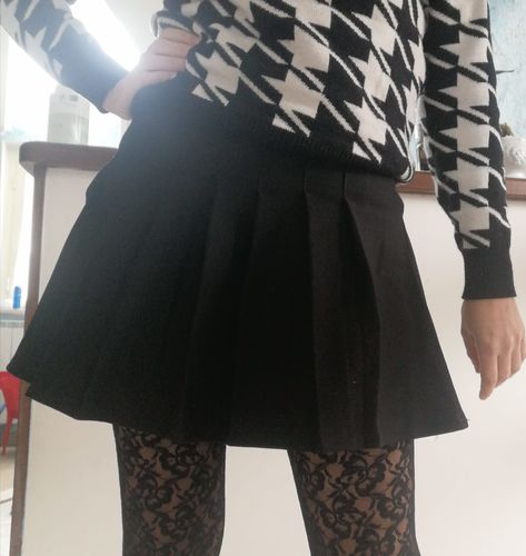 Customer photo review of Gonna Pantaloncino a Pieghe