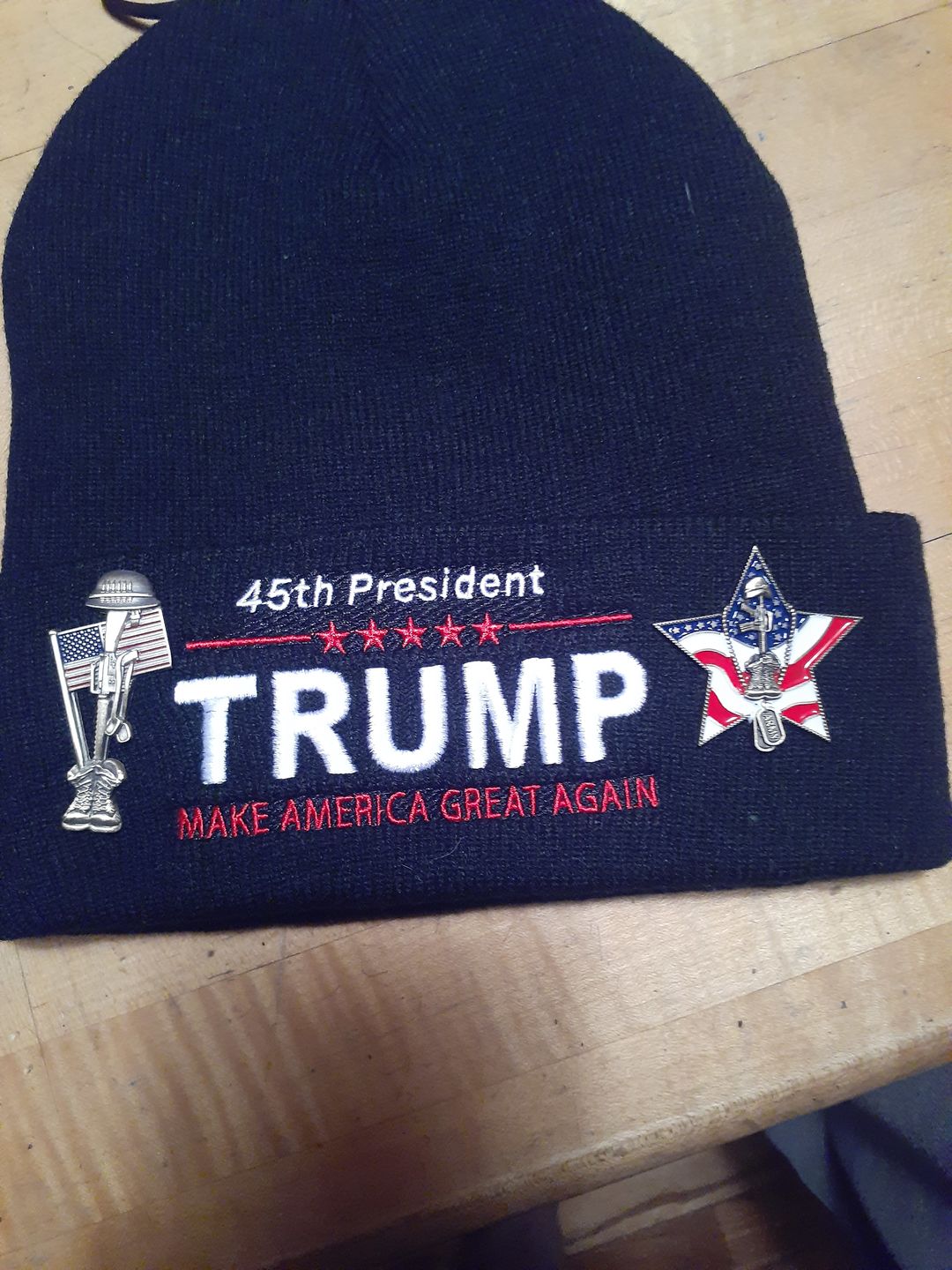 Customer photo review of US Army Veteran Pin